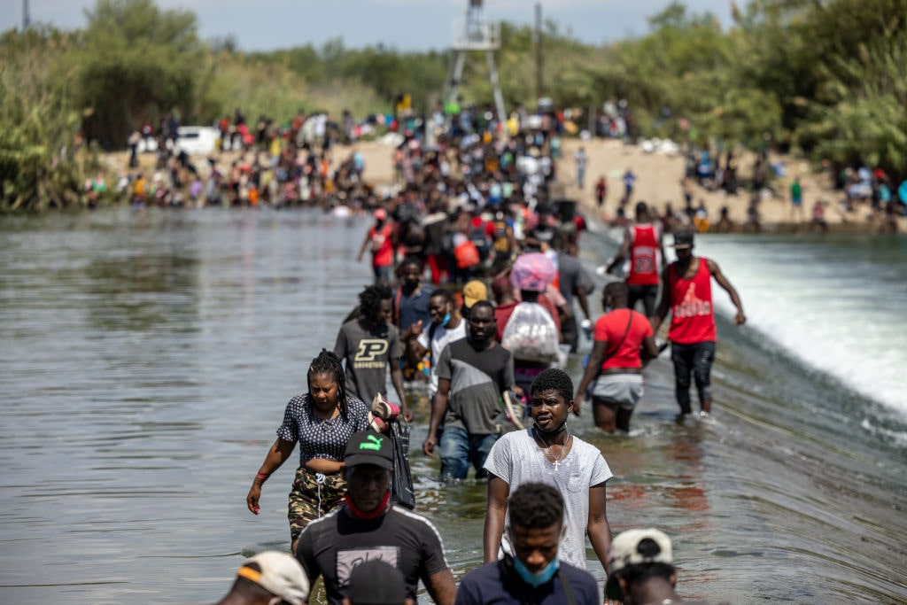 immigration border haitians GettyImages-1235346139