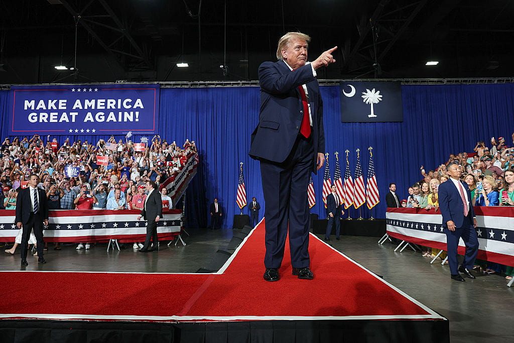 Trump Back in His Element