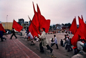 Vietnam - Cam Pha - Demonstration at National Children